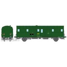 REE Modeles VB-332 - OCEM 32 Luggage Van, 301 green, 2 Alu made lanterns, 1500V cable South-West SNCF Ep.IV