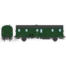 REE Modeles VB-337 - DEV 52 Luggage Van 306 green, black roof, ancient lantern, 3 headlights, South-East SNCF Ep.III