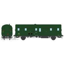 REE Modeles VB-338 - DEV 52 Luggage Van 306 green, ancient lantern holders, 3 headlights, South-West SNCF Ep.III