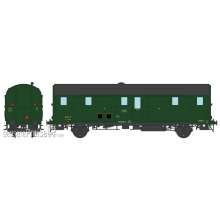 REE Modeles VB-340 - DEV 52 Luggage Van 306 green, black roof, modern lantern, 3 headlights, South-West SNCF Ep.III