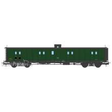 REE Modeles VB-348 - Ex-PLM Luggage Van, Lookout box, Ladder, Black Roof and Ends, green, SNCF N°24603 Ep.III