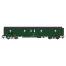 REE Modeles VB-353 - Ex-PLM Luggage Van, rebuilt out of metal, Black Roof, green, SNCF N°58815 Ep.III