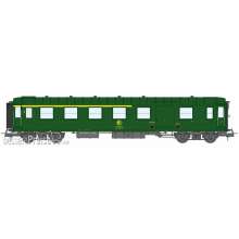 REE Modeles VB-461 - Metallic Cars Ex-PLM, A4D N°51 87 81-30 413-5, end of convoy lights, Green 301, SNCF Era IV,Round Logo - Functional Lights