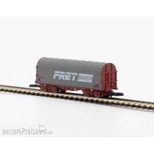 Azar Models W03-FR - 4-achsige Planenhaubenwagen FRET SNCF - 3 teilig