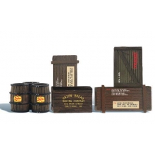 Woodland Scenics WA2564 - G Wooden Crates u. Barrels