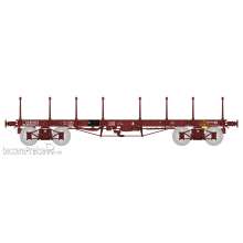 REE Modeles WB-550 - FLAT WAGON TP long ranchers n° 21 87 387 8 693-6 Rkmmp5-31 SNCF Era IV