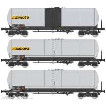 REE Modeles WB-594 - SET of 3 Long ANF Tank wagons, bogie Y 23M Ep.V-VI SIMOTRA