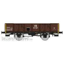 REE Modeles WB-823 - PLM Gondola 4 doors, steel, brown 540, Tw 958019 SNCF VB Era III B