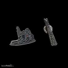 Weta Workshop WETA872402912 - Herr der Ringe Ansteck-Pin Doppelpack Helm´s Deep & Orthanc