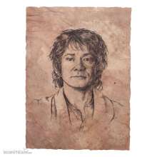 Weta Workshop WETA872801623 - Der Hobbit Kunstdruck Portrait of Bilbo Baggins 21 x 28 cm