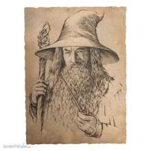 Weta Workshop WETA872802827 - Der Hobbit Kunstdruck Portrait of Gandalf the Grey 21 x 28 cm