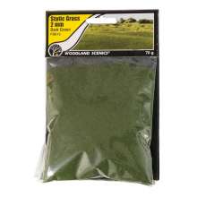 Woodland Scenics WFS613 - 2mm Static Grass Dark Green - Inhalt 70g