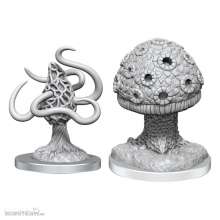 Wizkids WIZ90644 - D&D Nolzur´s Marvelous Miniatures Miniaturen unbemalt 2er-Pack Shrieker & Violet Fungus