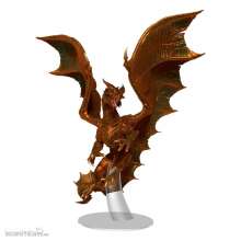 Wizkids WIZ96250 - D&D Icons of the Realms Miniatur vorbemalt Adult Copper Dragon