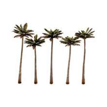 Woodland Scenics WTR3598 - 4 3/4-5 1/4 Lg Palm Tree 5/Pk