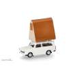 Herpa 024167-002 - Trabant 601 Universal Dachzelt, grauweiß