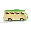 Wiking 027044 - Borgward Campingbus B611 - elfenbeinbeige/gelbgrün