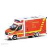 Herpa 097987 - Mercedes-Benz Sprinter 18 Rettungswagen ´Feuerwehr Wuppertal´ (Nordrhein-Westfalen/Wuppertal)