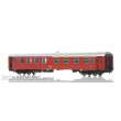 NMJ 1000247 - NMJ Topline 1042.01 Personenwagen AB11K 24120 der NSB, rot/silber, H0