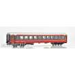 NMJ 1000254 - NMJ Topline 106.505 Personenwagen B3-6.25538 der NSB, rot/grau/silber, H0