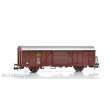 NMJ 1007396 - NMJ Topline 506.304 Gbs 150 0 071-8 mit Glava Werbung, Güterwagen der NSB, H0