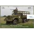 IBG-Modellbau IBG72083 - Diamond T 968 Cargo Truck with M2 Machine Gun