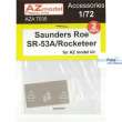 AZ Models AZA7035 - Saunders-Roe SR-53 Canopy + wheel masks 2 sets