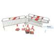 HD Models HDM35047 - Metal Barrier (3 Pc) & Road Cones (8pc)