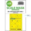 Artscale ASK200-M32014 - DH-100 Vampire Mk.3/Mk.5 double-sided expr. Masks