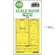 Artscale ASK200-M32049 - Yak-9 double-sided pre-cutted mask for ICM