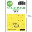 Artscale ASK200-M35002 - UH-1C one-sided painting mask for Academy