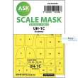 Artscale ASK200-M35003 - UH-1C double-sided painting mask for Academy