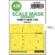 Artscale ASK200-M48021 - USMC F-4B/N double-sided painting mask for Academy