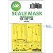 Artscale ASK200-M48025 - F/A-18E double-sided painting mask for Meng