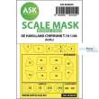 Artscale ASK200-M48028 - DH Chipmunk T.10 double-sided painting mask Airfix