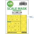 Artscale ASK200-M48034 - Su-7 UMK double-sided painting mask for KP