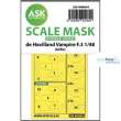 Artscale ASK200-M48044 - DH Vampire F.3 double-sided painting mask f.Airfix