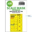 Artscale ASK200-M48045 - Henschel Hs 129 double-sided painting mask