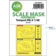 Artscale ASK200-M48051 - Tempest Mk.V double-sided express mask for Eduard