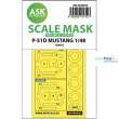 Artscale ASK200-M48053 - P-51D Mustang double-sided mask for Airfix