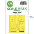 Artscale ASK200-M48070 - AH-64 one-sided mask for Academy