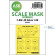 Artscale ASK200-M48073 - F-86F-40 Sabre one-sided mask for Airfix