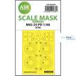 Artscale ASK200-M48080 - MiG-25 PD one-sided mask self-adhesive pre-cutted