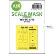 Artscale ASK200-M48100 - Yak-9D one-sided express mask, self-adhesive