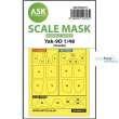 Artscale ASK200-M48101 - Yak-9D double-sided express mask, self-adhesive