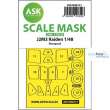 Artscale ASK200-M48121 - J2M3 Raiden one-sided express mask, self-adhesive