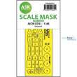 Artscale ASK200-M48129 - AICHI B7A1 one-sided express mask for Hasegawa