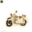 Halling M-395-WE-FM - Puch 175 Motorrad, weiss,Fertigmodell