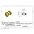 Halling ETH-AXL-080-H0E - Antriebsachse H0e, 8mm Vollrad und Lager