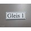 Heyn 112331 - Gleisschild klein alte Schrift Gleis 1